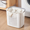 Modern 40 Liter Rectangular Plastic Laundry Basket Penyimpanan Dalam Tahan Lama