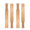 Water Resistant Bamboo Drawer Divider Set Of 6 Untuk Peralatan Dapur